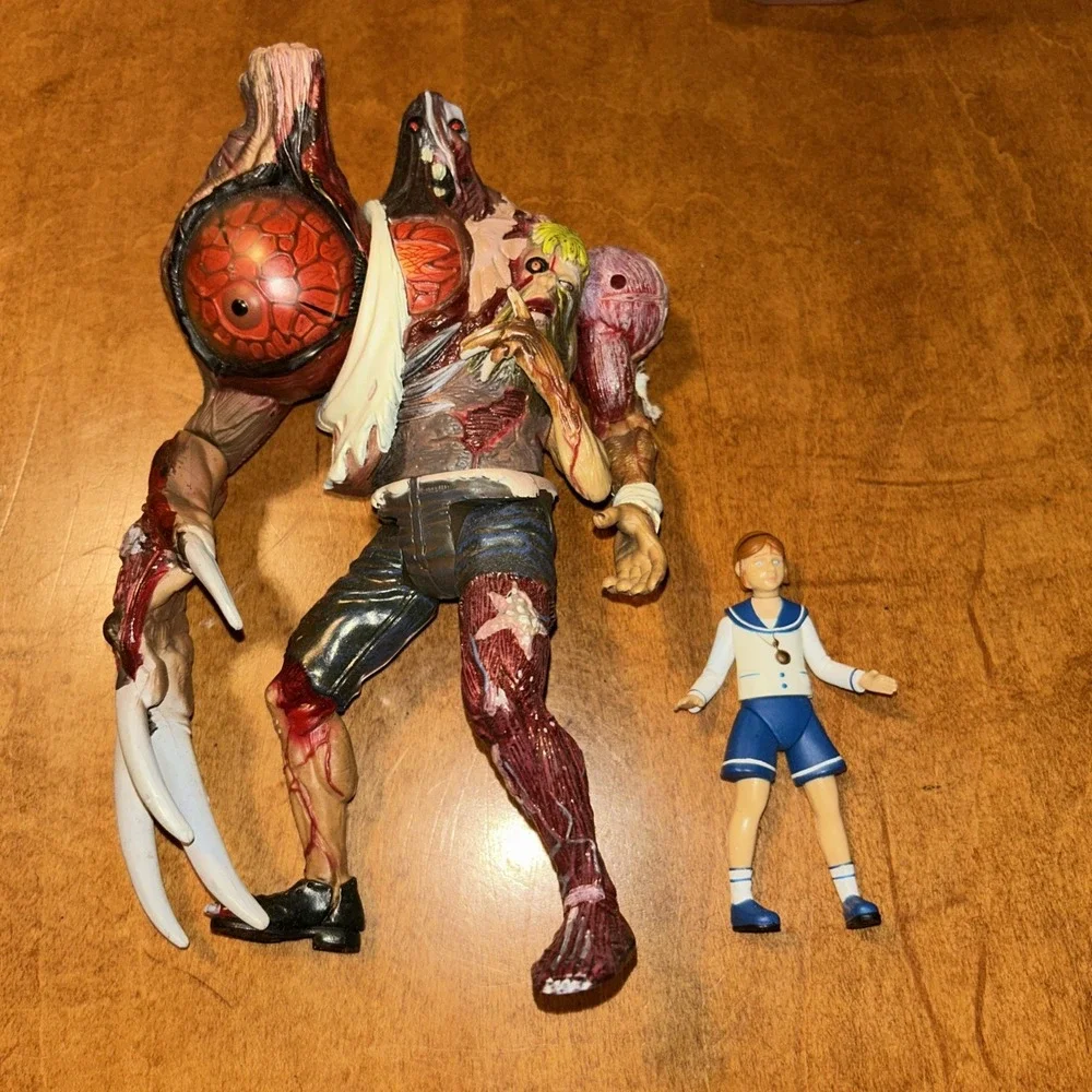 Resident Evil 2 William Birkin + Sherry Birkin Toy Biz Action Figure 1998 C2